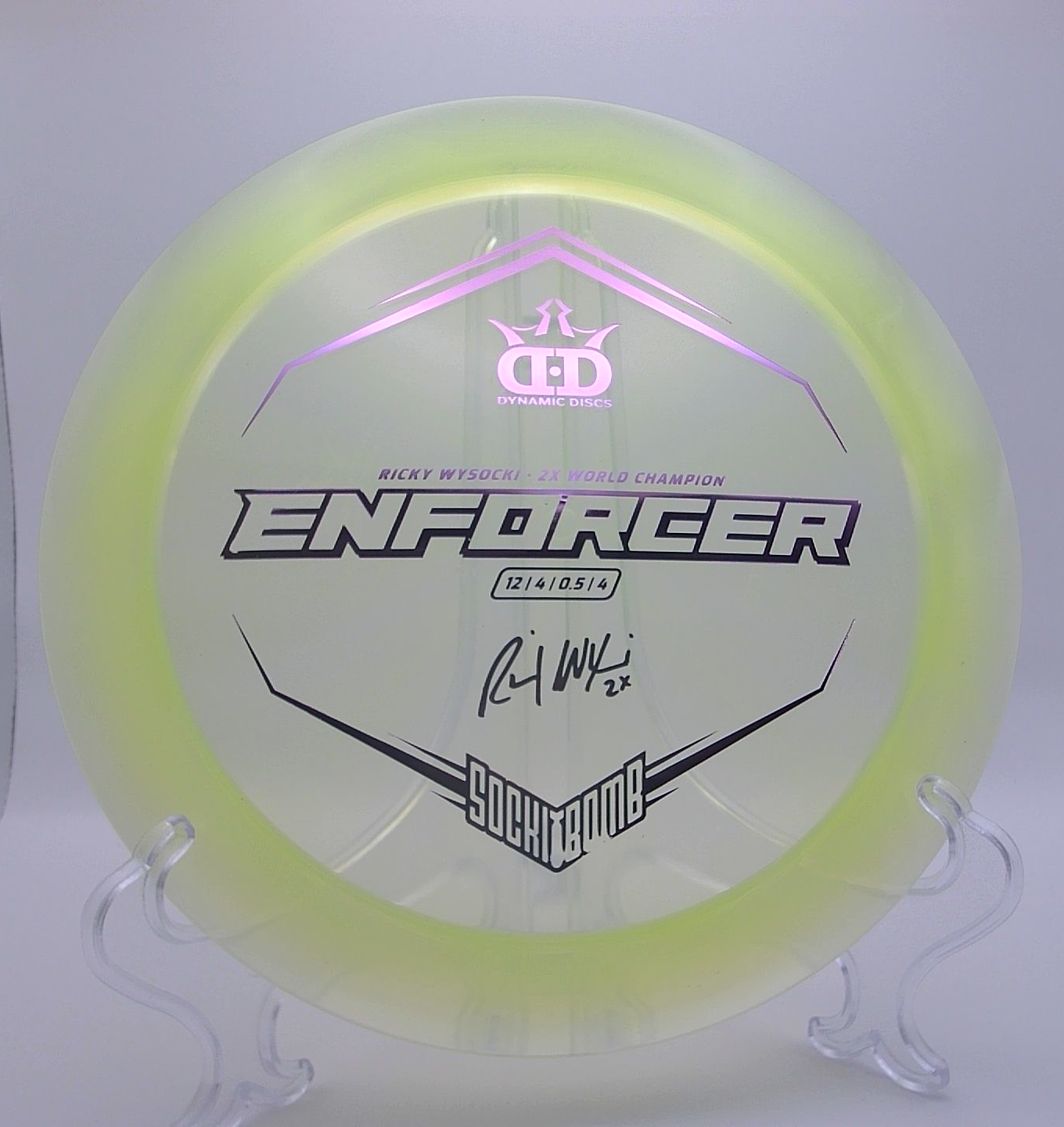 Dynamic Discs Lucid-Ice Enforcer - Ricky Wysocki Sockibomb