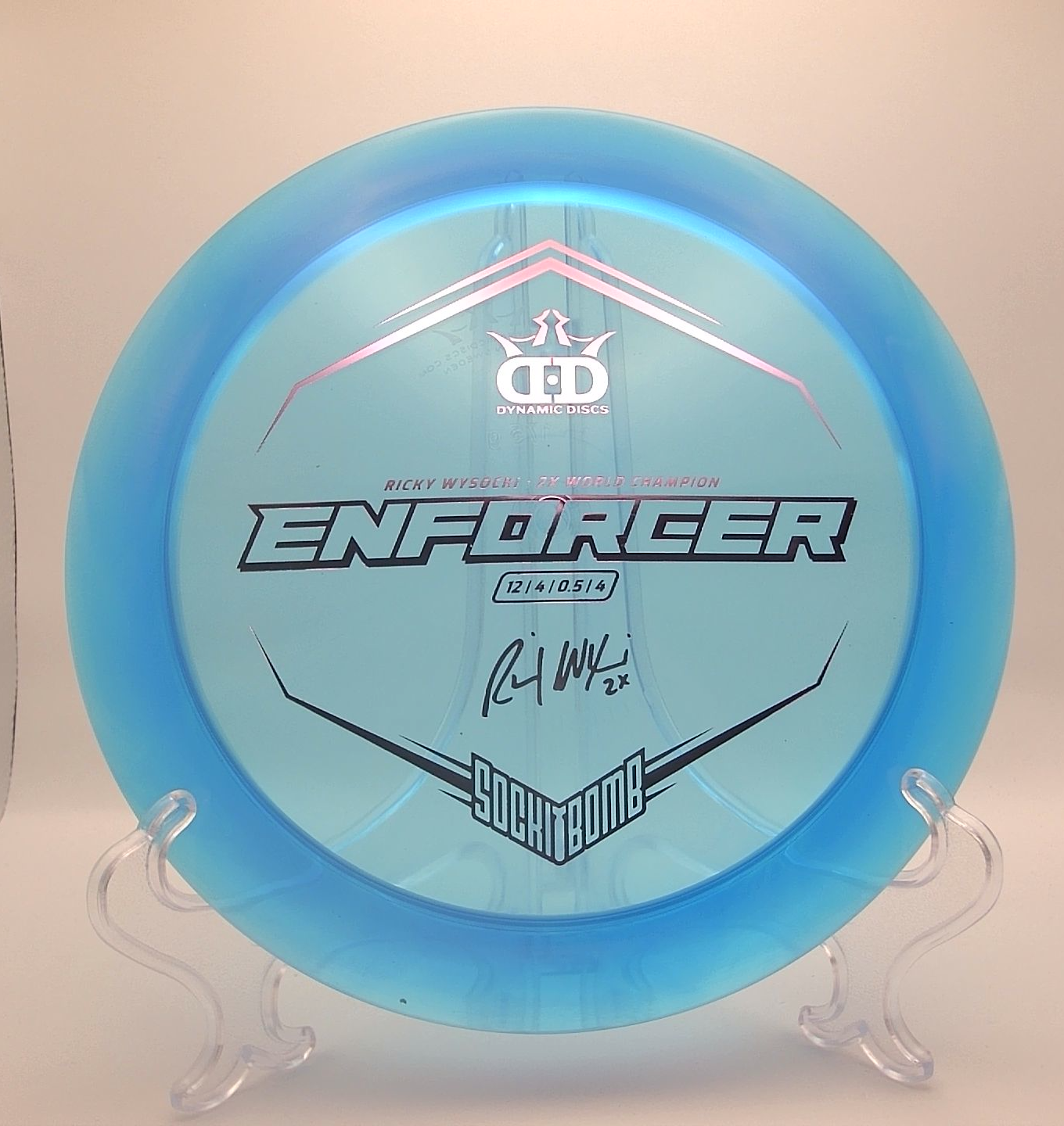 Dynamic Discs Lucid-Ice Enforcer - Ricky Wysocki Sockibomb