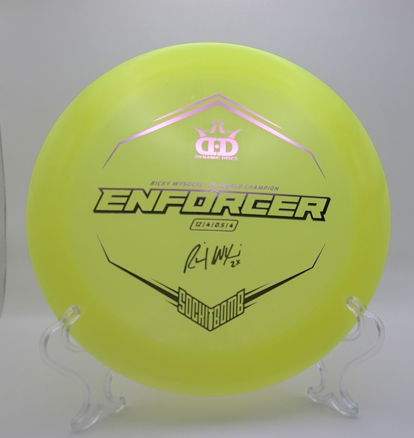 Dynamic Discs Lucid-Ice Enforcer - Ricky Wysocki Sockibomb