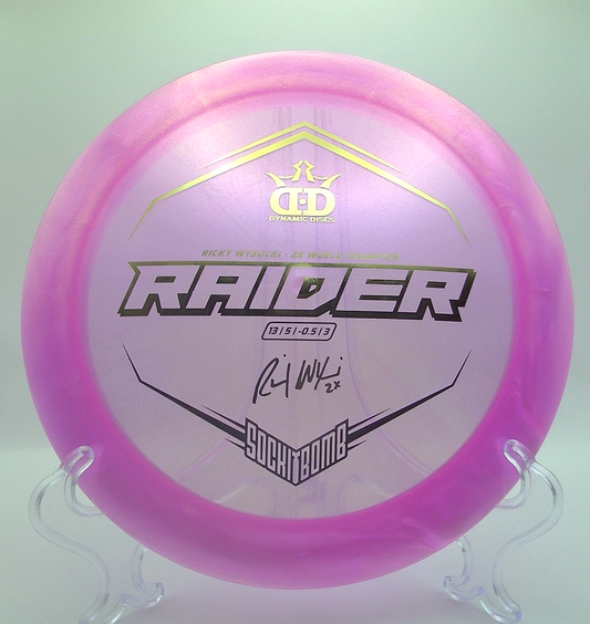 Dynamic Discs Lucid Ice Glimmer Raider - Ricky Wysocki sockibomb