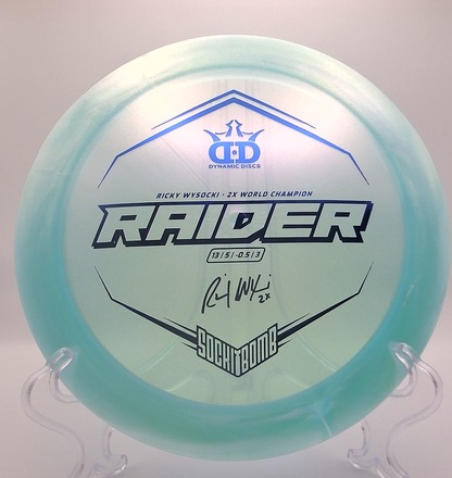 Dynamic Discs Lucid Ice Glimmer Raider - Ricky Wysocki sockibomb